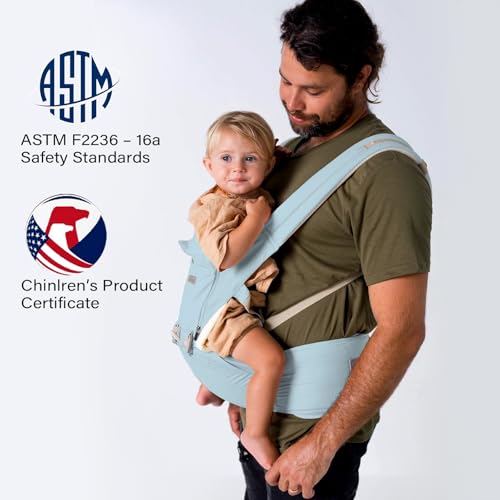 Ergonomic 6-in-1 Baby Carrier for Newborn Toddler | Adjustable Hip Seat | Dad and Mom