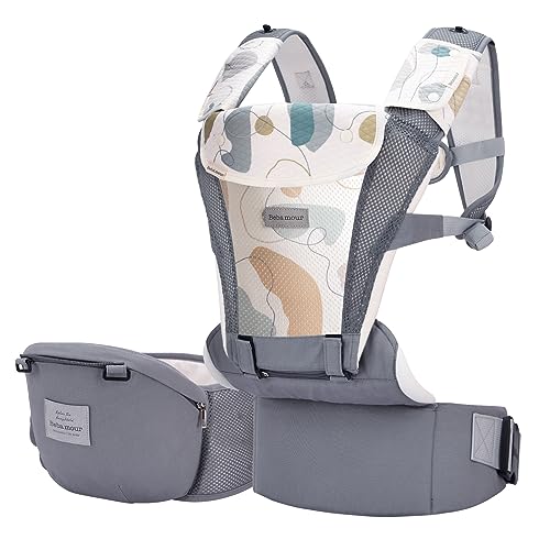 Bebamour Adjustable Transfer Pad for Baby Carrier - Grey Fit for Bebamour Carrier, Easy Transfer, Comfortable and Durabl